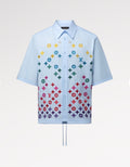 Monogram Flowers Embroidered Short-Sleeved Shirt