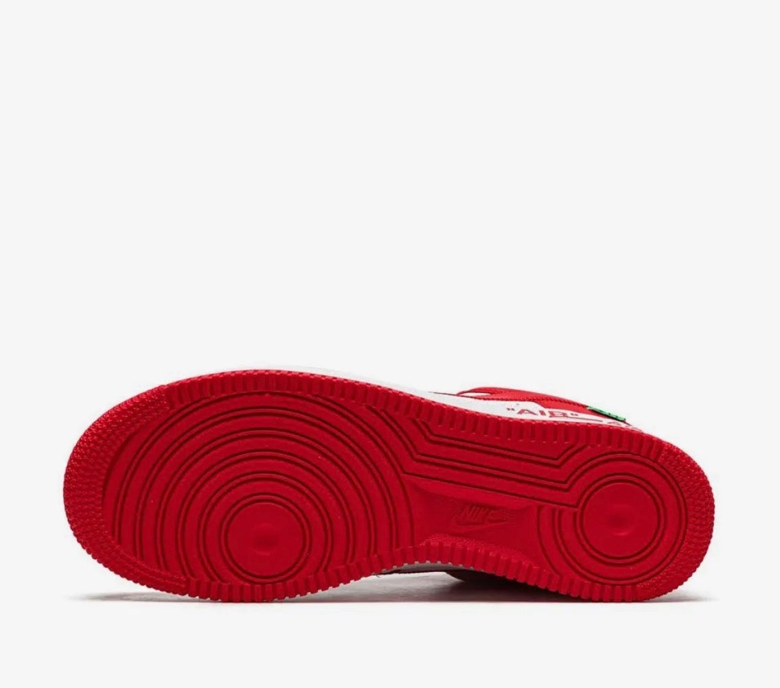 x Louis Vuitton Air Force 1 Low "Virgil Abloh - White/Red" sneakers